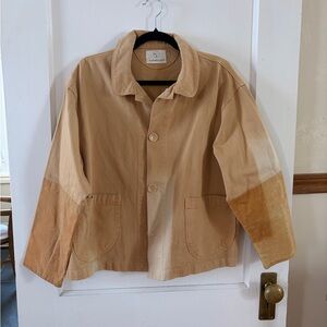 Older Brother US waxed cotton shirt jacket